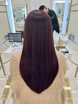 ロング カラー きょうか/髪質改善 /艶カラーのヘアスタイル