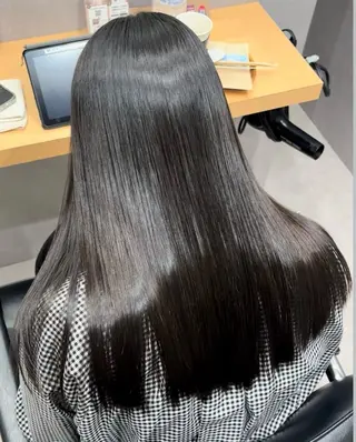 セミロング カラー 髪質改善ヘアケア 艶髪特化/上田のヘアスタイル