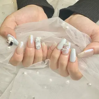 ネイル nami🐰🎀 ガーリー/堺筋本町のネイルデザイン