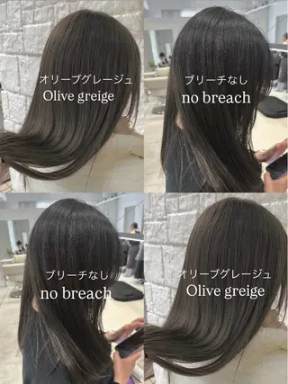 ミディアム カラー 短めショートカット カットモデルのヘアスタイル