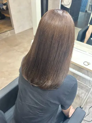 ミディアム 上島 愛永のヘアスタイル
