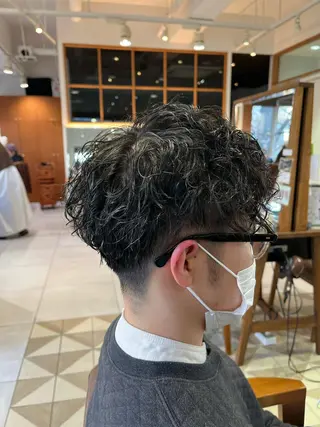 メンズ 鬼松沙弥 ❤︎メンズパーマのヘアスタイル