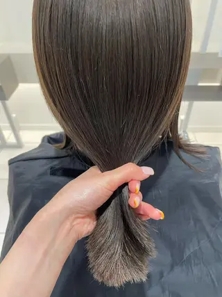 ミディアム カラー BiBi 武田 あやのヘアスタイル
