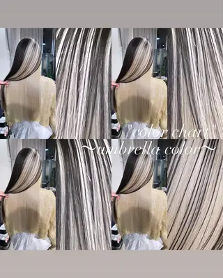 ロング カラー 💜ハイトーン💛 マジカルかいちゃんのヘアスタイル