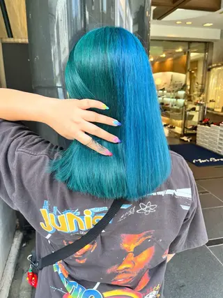 ミディアム カラー 似合わせカット Rinka🌻のヘアスタイル