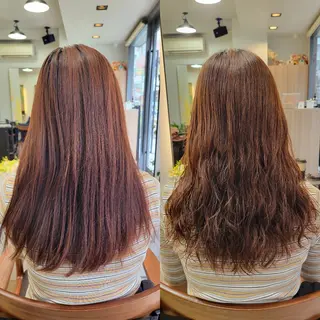 セミロング 野村 果音(カノン)のヘアスタイル