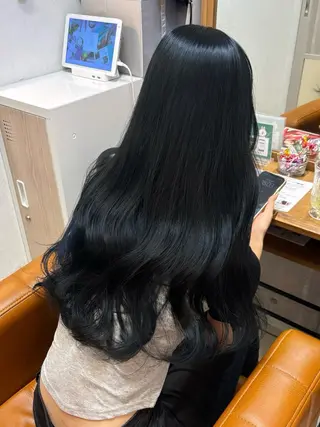 ロング カラー 【完全個室】髪質改善 暖色カラー/山崎唯奈のヘアスタイル