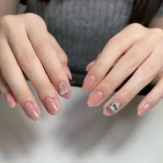 ネイル By moonネイル 🌷ワンホン/韓国風のネイルデザイン