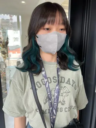 ミディアム カラー ダブルカラー🩰 CHIHIRO👒のヘアスタイル