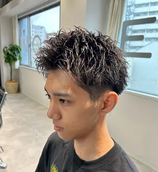 ショート メンズ メンズ特化🔥再現度 高カット/パーマ/元のヘアスタイル