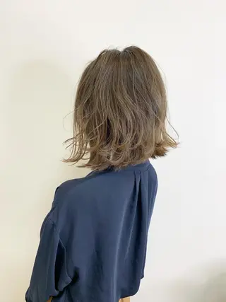 ショート レイヤー×縮毛矯正 深見 拓のヘアスタイル