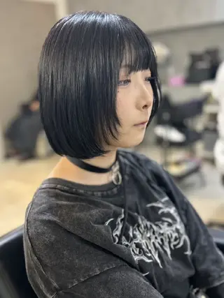 ショート ボブ人気No,1✨ TAME副店長のヘアスタイル