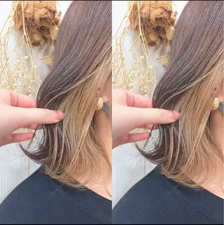 カラー 渋谷:インナーカラー ／🍒エリカ🍒のヘアスタイル