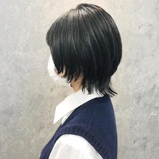 ショート 所渉/韓国レイヤー /ウルフカットのヘアスタイル