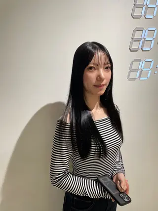 ロング 🌫️縮毛矯正/髪質 改善/ゆずる🌫️のヘアスタイル