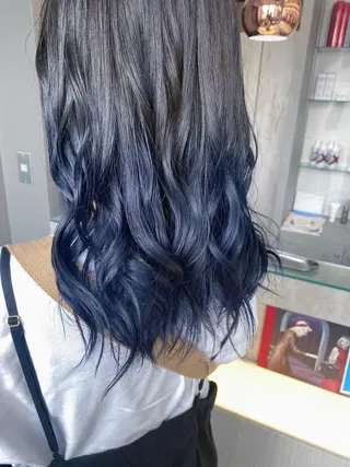 ミディアム カラー jill by gisel＿のヘアスタイル