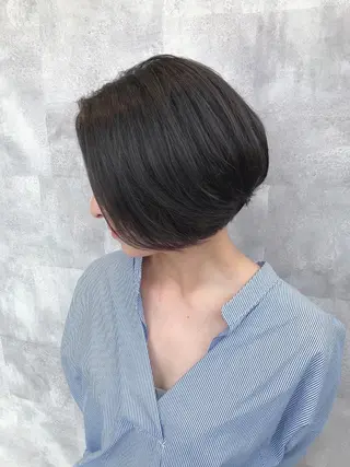 ショート カラー 篠永翔也 /縮毛矯正のヘアスタイル