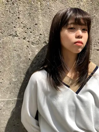 セミロング カラー 💇♀️髪質改善 玉谷 俊💇♂️のヘアスタイル