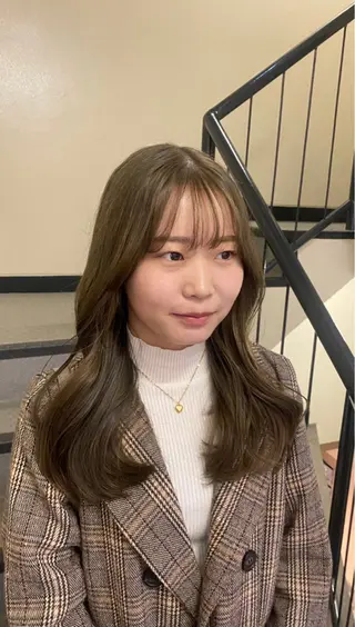 ロング 🎀盛れる韓国ヘア Yuto🎀のヘアスタイル