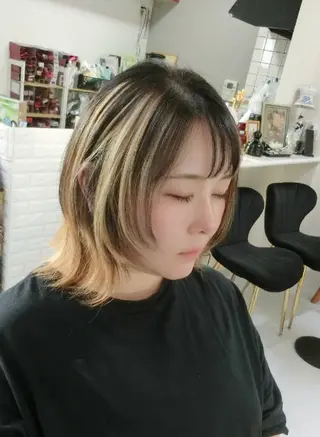 カラー ma cherie 　naoのヘアスタイル