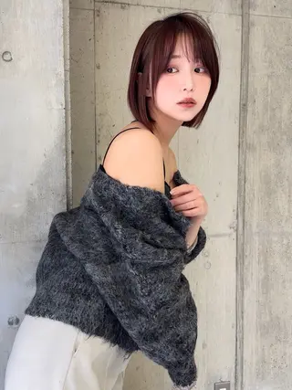 ミディアム 廣瀬双葉 トップスタイリストのヘアスタイル
