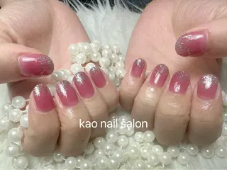 ネイル kao パラジェル スカルプ/長さだしのネイルデザイン