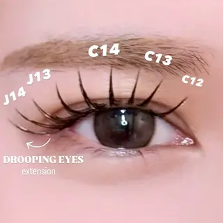 マツエク・マツパ 🦖fein. YUINA🦕⋆͛のマツエク・マツパデザイン