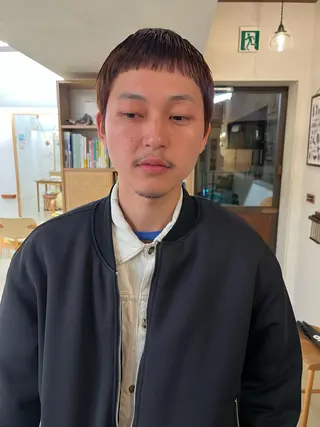 カラー メンズ 宇野澤 銘のヘアスタイル