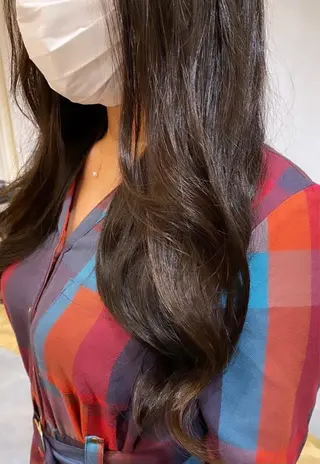 ロング パーマ Lond  mare 🦋ayana🦋のヘアスタイル