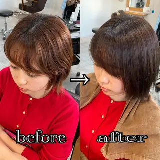 ミディアム カラー [店長]加地 峻のヘアスタイル