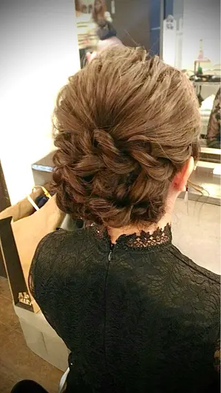 セミロング ヘアアレンジ 垢抜けメイク✖️盛れ るヘア/SAORIのヘアスタイル
