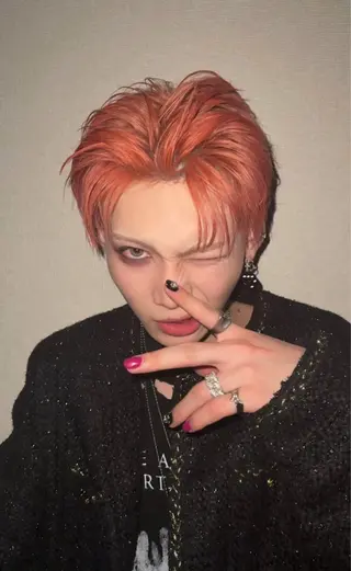 メンズ 韓国ヘア/メンズ ブリーチ/パーマのヘアスタイル