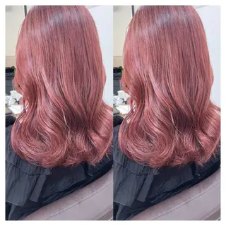 セミロング カラー 村山 茉衣のヘアスタイル