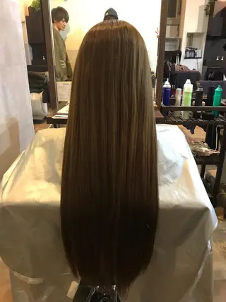 ロング Rina Imaiのヘアスタイル