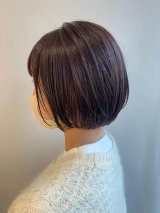 ショート カラー パーマ ヘアアレンジ 加藤 綾華のヘアスタイル