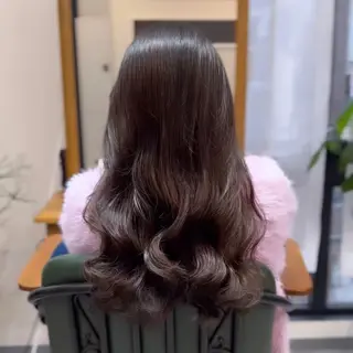 ロング 福岡人気No1🎀 コテ巻き風パーマ専門のヘアスタイル