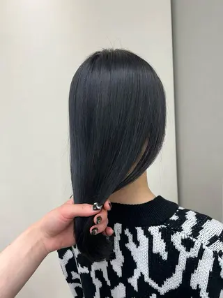 セミロング カラー 熊本市東区 /Ririkaのヘアスタイル