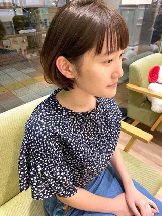ショート カラー ayaka #パーマ#アレンジのヘアスタイル