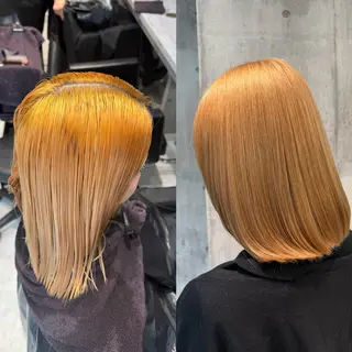 ミディアム カラー 【🥀履歴修正🥀】 ハイトーン職人/拓真のヘアスタイル