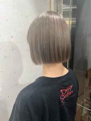 ミディアム 韓国風透明感カラー 💎YUI💎のヘアスタイル
