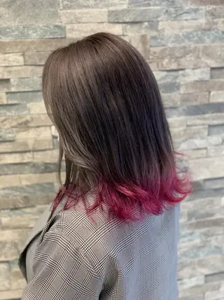 ミディアム カラー カラーと言ったら SAWARAのヘアスタイル