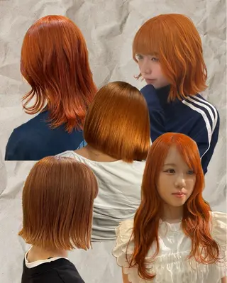 セミロング 久我 彩音のヘアスタイル