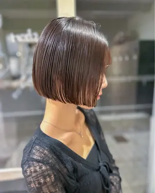 ショート 山﨑弓夢/ 撮影モデル/ボブのヘアスタイル