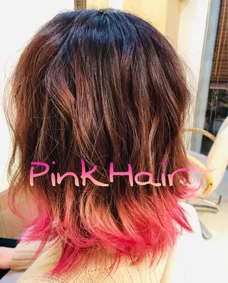 ミディアム カラー 髪質改善✨️透明感カ ラー✧*。山下さいみのヘアスタイル