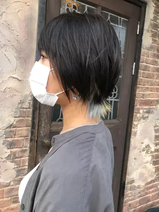 ショート カラー 🩵小野 えりか🩷のヘアスタイル