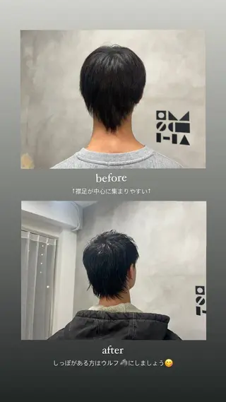 メンズ ayu omochaのヘアスタイル