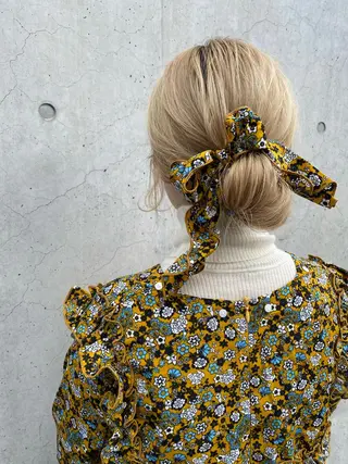 セミロング 安藤 翔平のヘアスタイル