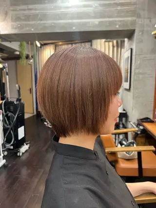 ショート 土田かほ/本日🈳 透明感カラー🍃のヘアスタイル