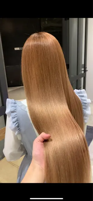ロング カラー れい🫧 ハイトーン特化のヘアスタイル