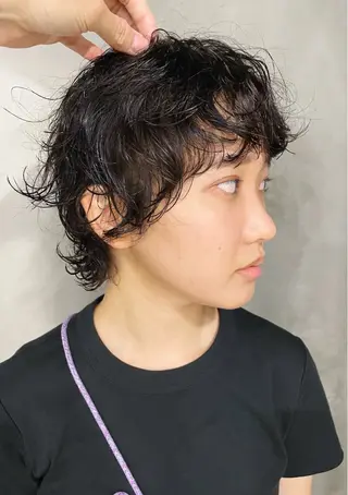 ショート パーマ 🌈前田 潤 /ショート/レイヤーのヘアスタイル